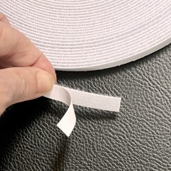 1 cm Strong Self Adhesive Hook And Loop Strap Tape Fastener 25 m