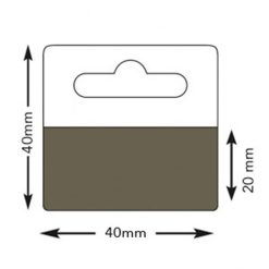 Hang Tabs Roll 40x40 mm Roll (1000 pcs RD250gr) HT440