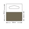 Hang Tabs Book 50x50 mm (500 pcs RD400gr) HT343BOOK