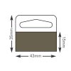 Hang Tabs Roll 35x43 mm (1000 pcs RD500gr) HT347HD