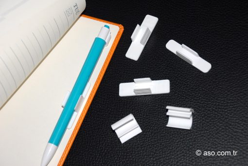 Pen Clip, Plastic Holder (500 pcs) - Image 2