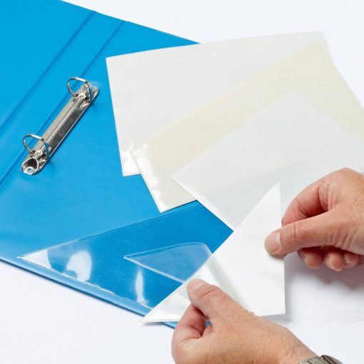 Triangle Corner Pocket with adhesive 15x15 cm (500 pcs) - Image 5