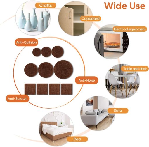 Self Adhesive Table Chair Leg Pad and Surface Protection Foam Bumper - Image 10