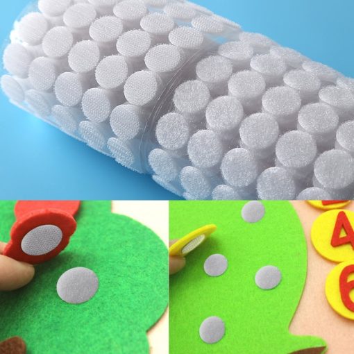 Velcro Dots Double Sided Strong Back Adhesive Hook and Loop (1 cm - 1.5 cm-2 cm) - Image 20